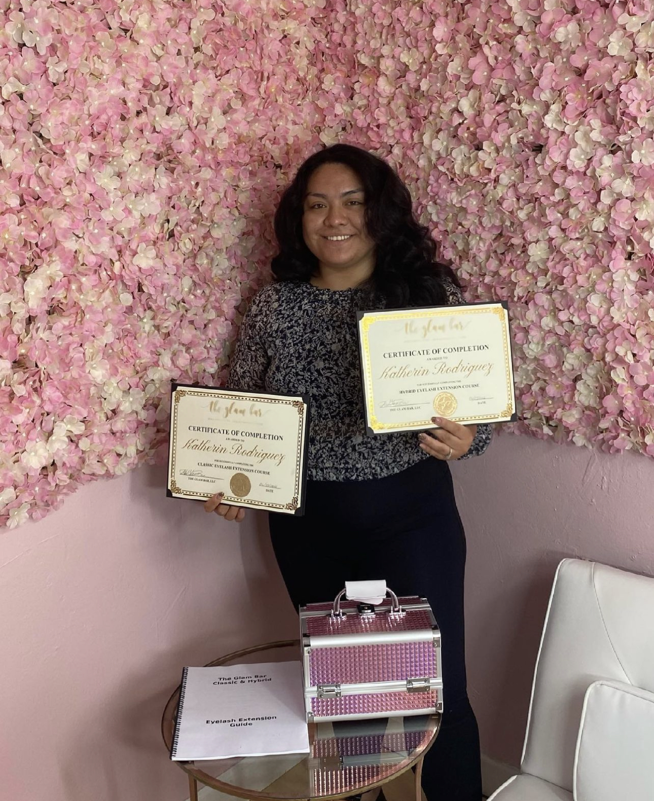 Certified student 11 of The Glam Bar