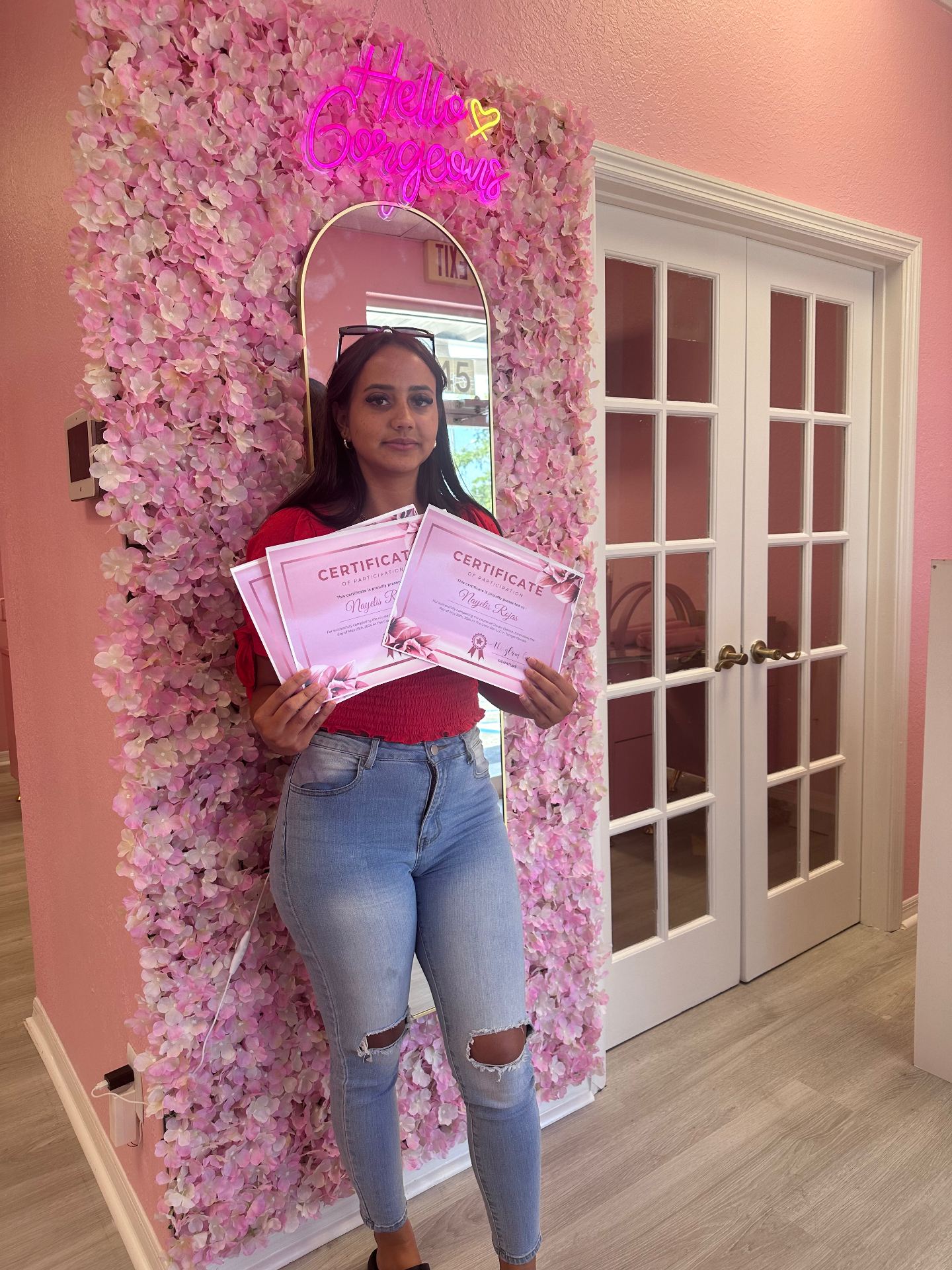 Certified student 4 of The Glam Bar