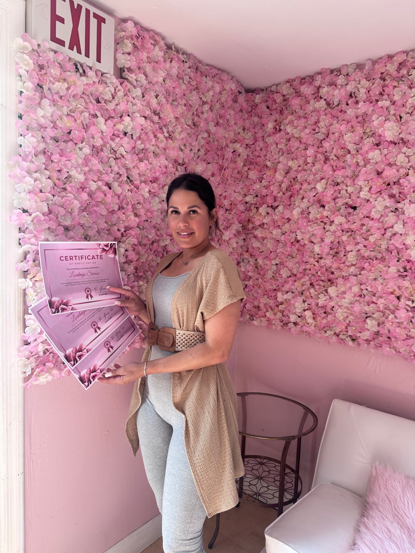 Certified student 5 of The Glam Bar
