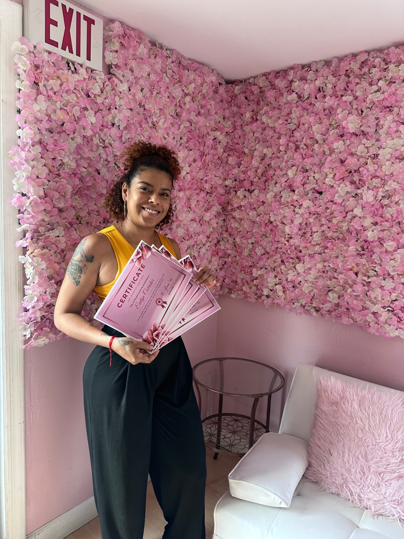 Certified student 6 of The Glam Bar