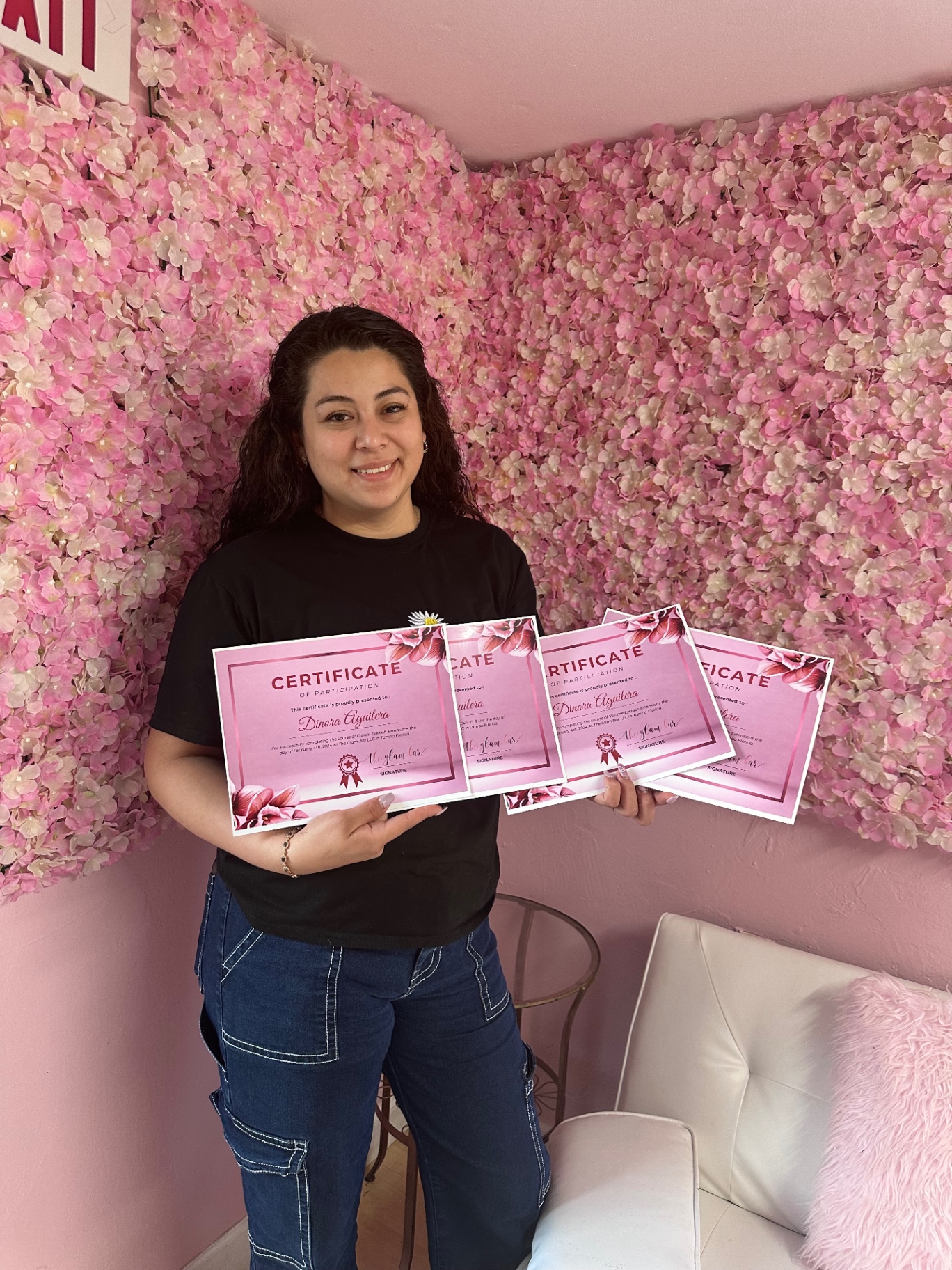 Certified student 9 of The Glam Bar